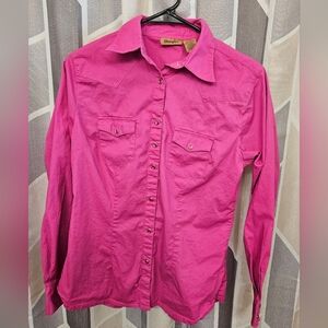 Wrangler Fuchsia Long Sleeve Shirt